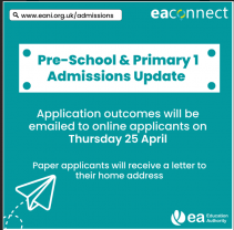 Pre-School & Primary 1 Admissions Update
