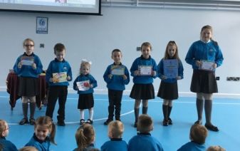 Pupils of the Week for this week. Well done.