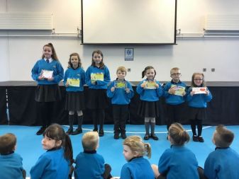 Pupils of the Week for this week. Well done.